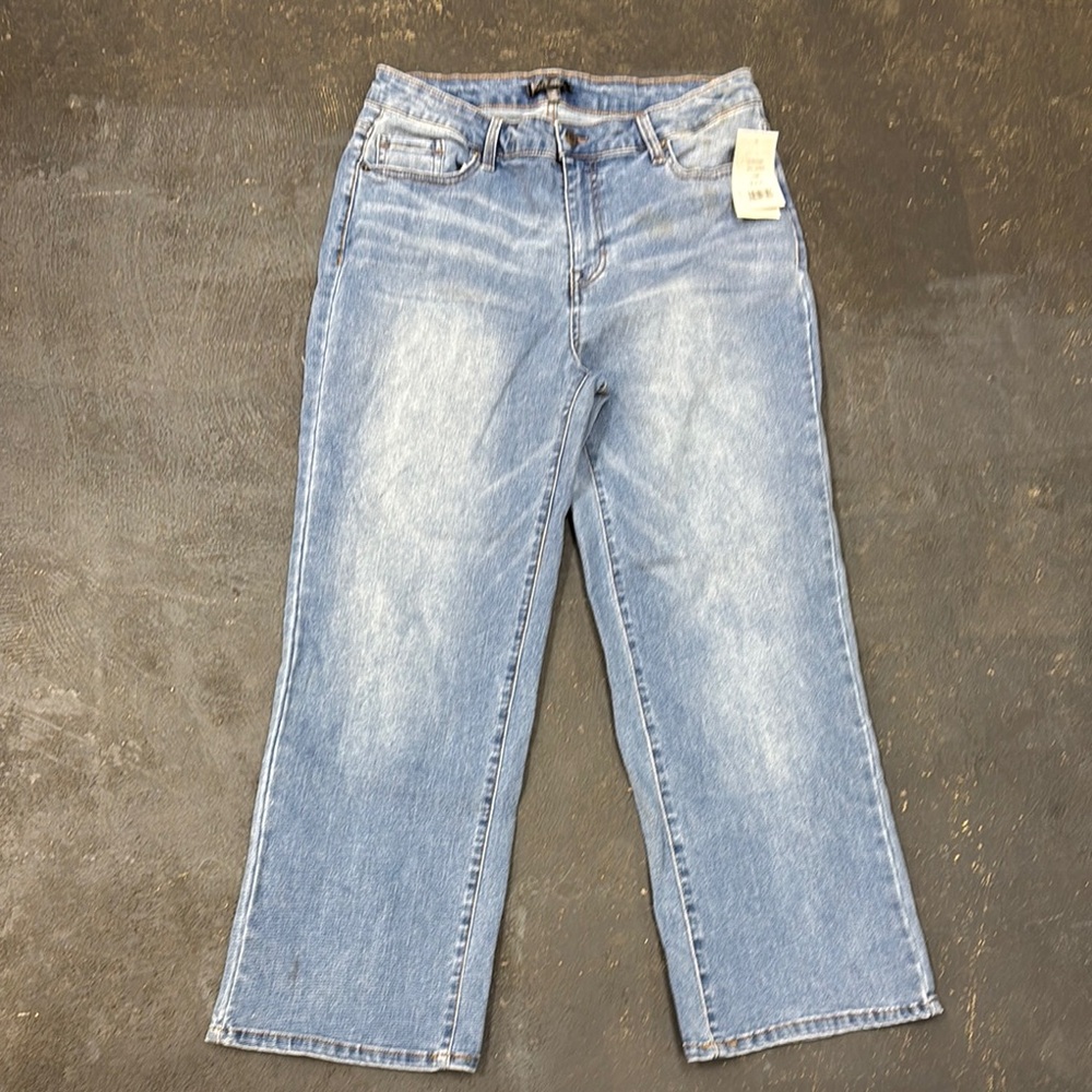 Daily Thred Wide Leg Cropped Denim Women's Jeans